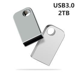 Mini Pen Drive 2TB Memoria USB Flash Drives 1TB Metal TYPE C OTG High Speed USB 3.0 Waterproof Pendrive 512GB Stick Adapter