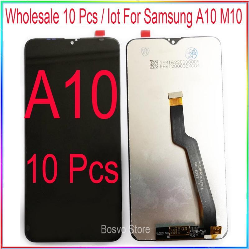 wholesale 10 pieces/lot for Samsung A10 LCD M10 screen display A105 M105 with touch with frame assembly Replacement repair parts