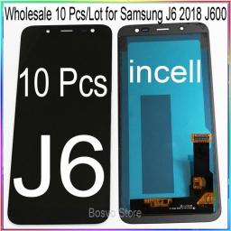 WholeSale 10 Pieces/lot For Samsung J6 2018 J600 J600F LCD Screen Display With Touch Digitizer Assembly