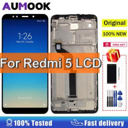 Original For Xiaomi Redmi 5 LCD Display Touch Screen For Redmi 5 Plus LCD Digitizer With Frame Replacement Repair MEG7 MDG1 LCD