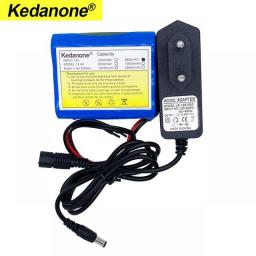 12V 6800mah Battery 18650 Lithium Ion 6.8 Ah Rechargeable Battery With BMS Lithium Battery Pack Protection Board + 12.6V Charger
