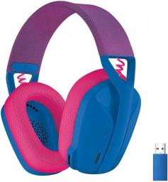 Logitech G435 Lightspeed Bluetooth Wireless Gaming Headset Over-Ear Headphones Built-in Mics Compatible With Dolby Atmos For PC