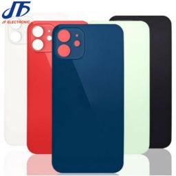 10Pcs Back Battery Glass Cover Wide Bigger Camera Big Hole Replacement For IPhone 12 Mini Pro Max 12Mini Rear Housing Door