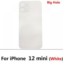 New Battery Cover Big Hole For IPhone 12 Pro Back Glass Cover Replacement For IPhone 12 Pro Max 12 Mini Rear Door Housing Parts