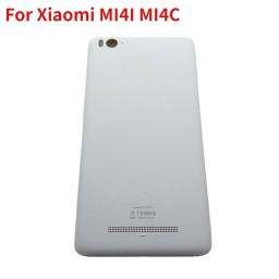 Battery Back Cover Rear Housing Door Case For Xiaomi MI4I MI4C MI 4I 4C With Flash Cover With Logo Replacement Parts