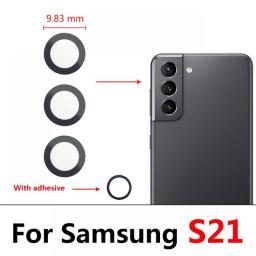 Rear Back Cover Camera Glass Lens With Glue Adhesive For Samsung A03 Core A33 A53 A73 A32 A52 A72 A82 S22 S21 Plus S21 Ultra FE