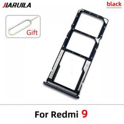 Original Mobile Phone Sim Card For Xiaomi Redmi 9 9A 9C 9T Repair Part SIM Card Tray Slot Chip Holder Adapter Accessories + Pin