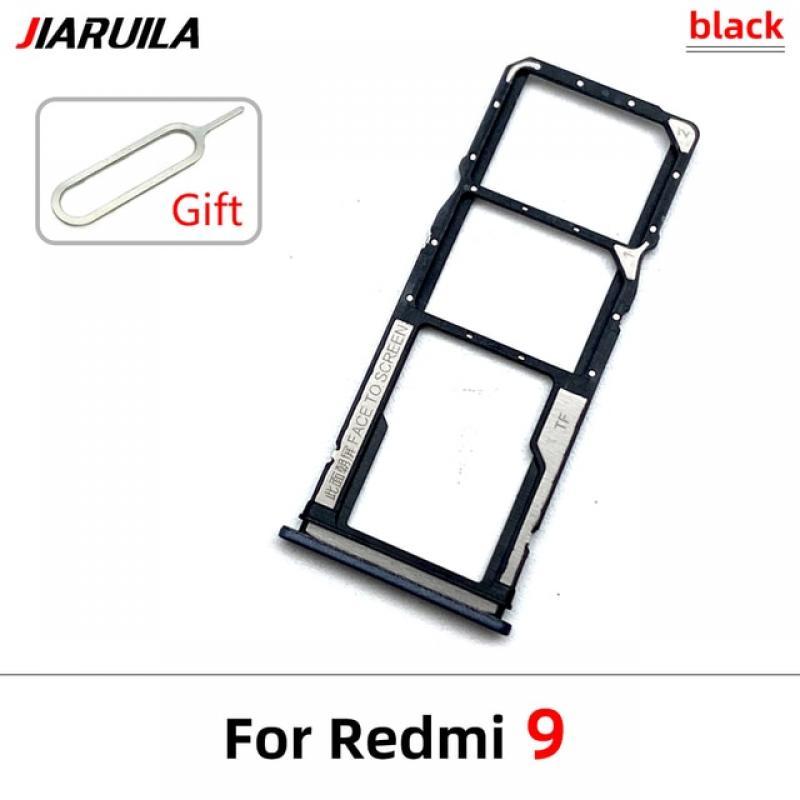 Original Mobile Phone Sim Card For Xiaomi Redmi 9 9A 9C 9T Repair Part SIM Card Tray Slot Chip Holder Adapter Accessories + Pin