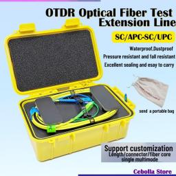 SC/APC-SC/UPC OTDR Dead Zone Eliminator,Fiber Rings 500M Fiber Optic OTDR Launch Cable Box 1Km 2Km SM 1310/1550nm
