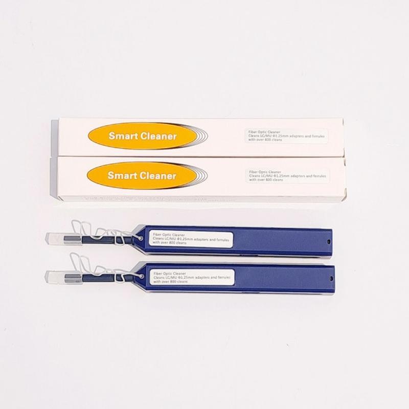 Cleaner Pen One-Click Fiber Optic Connector for SC ST and FC 2.5mm Adapters and Ferrules