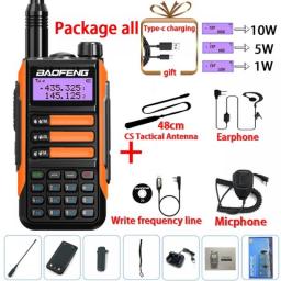 2023 BaoFeng UV-16 Pro Mate V2 Maximize 10w Walkie Talkie Long Range Waterproof UV16 Pro V2  Two Way Radio Upgraded UV5R Max V2