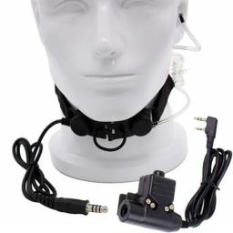Z Tactical Throat Mic Z003 Air Tube Headset With U94 PTT For Two Way Radio BaoFeng UV-5R UV-5X UV-82 TYT TH-UV8000D Retevis H777
