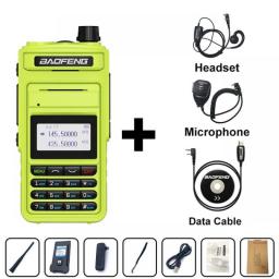 BAOFENG P15UV Walkie Talkie 10W High Power Long Range Dual Band FM 999 Channels Handheld HF Transceiver Two Way Ham Radios 2022