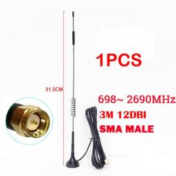 12dbi 5dbi 433Mhz Antenna Lora 4G  698~ 2690MHz Antena SMA Male Connector Magnetic Base IOT Signal Booster Wireless Repeater