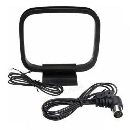 FM Radio Antenna For Stereo Receiver 75 Ohm FM Antenna And AM Loop Antenna Compatible With Radio Home Stereo Receiver