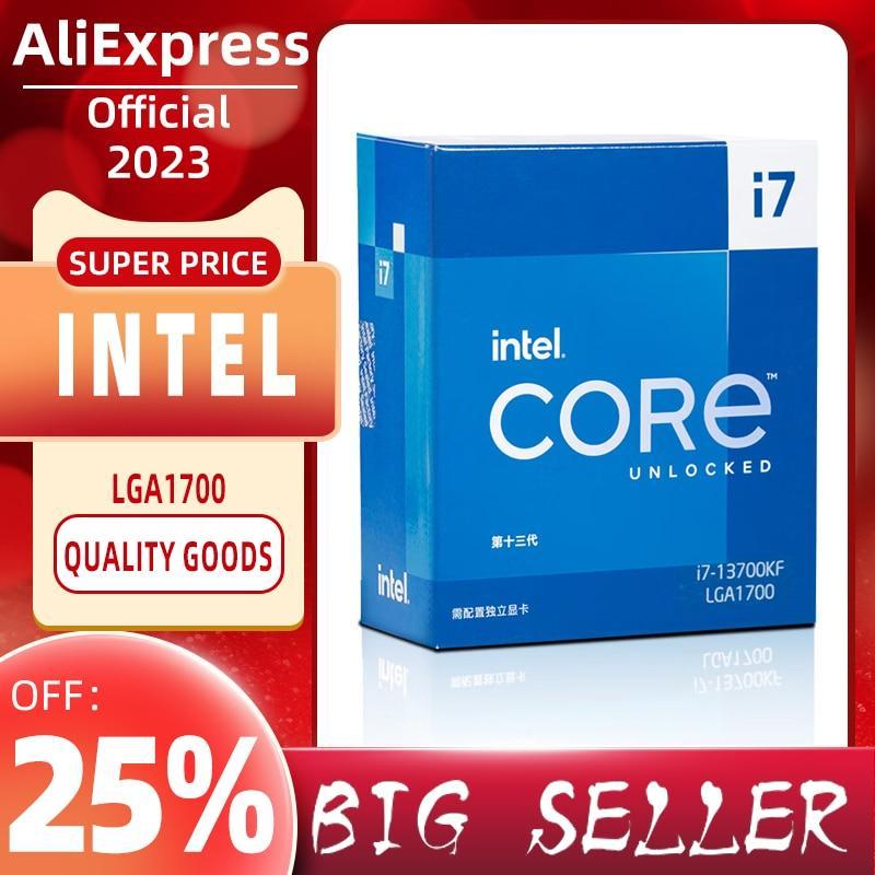 Intel Core i7-13700KF i7 13700KF 3.4 GHz 16-Core 24-Thread CPU Processor 10NM L3=30M 125W LGA 1700