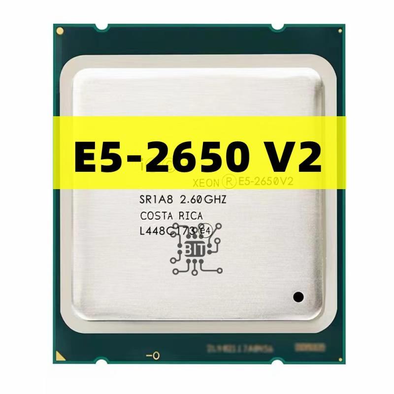 Original Xeon E5-2650v2 E5 2650v2 E5 2650 v2 2.6 GHz Eight-Core Sixteen-Thread CPU Processor 20M 95W LGA 2011