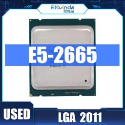 Used Intel Original Xeon Processor E5-2665 115W SR0L1 20M Cache/2.4/GHz/8.00 GT/S E5 2665 CPU LGA 2011 Support X79 Motherboard
