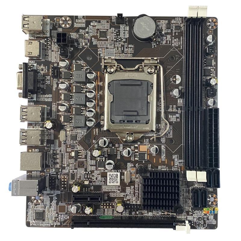 H61M LGA 1155 Motherboard H61 Intel Chipset Motherboard SATA2.0 Port  Socket DDR3 support LGA1155 PCI E 8X Motherboard H61