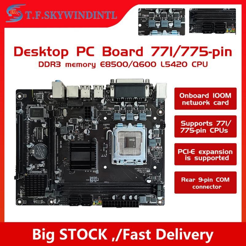 LGA 775 771 G41 Optional Dual DDR3 Computer PC Motherboard PCI-E 16X mainboard LGA 775 support DDR2 DDR3