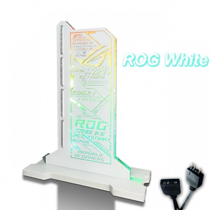 VGA Holder with IPS LCD ARGB DIY Vertical Graphics Cards Bracket 2.4 Inch Screen GPU Temperature DATA Monitor AUSA SYNC AIDA64