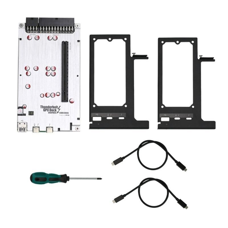 Upgraded TH3P4G3 mini Thunderbolt-compatible GPU Video Card Dock Laptop to External Graphic Card for Notebook PD 60W