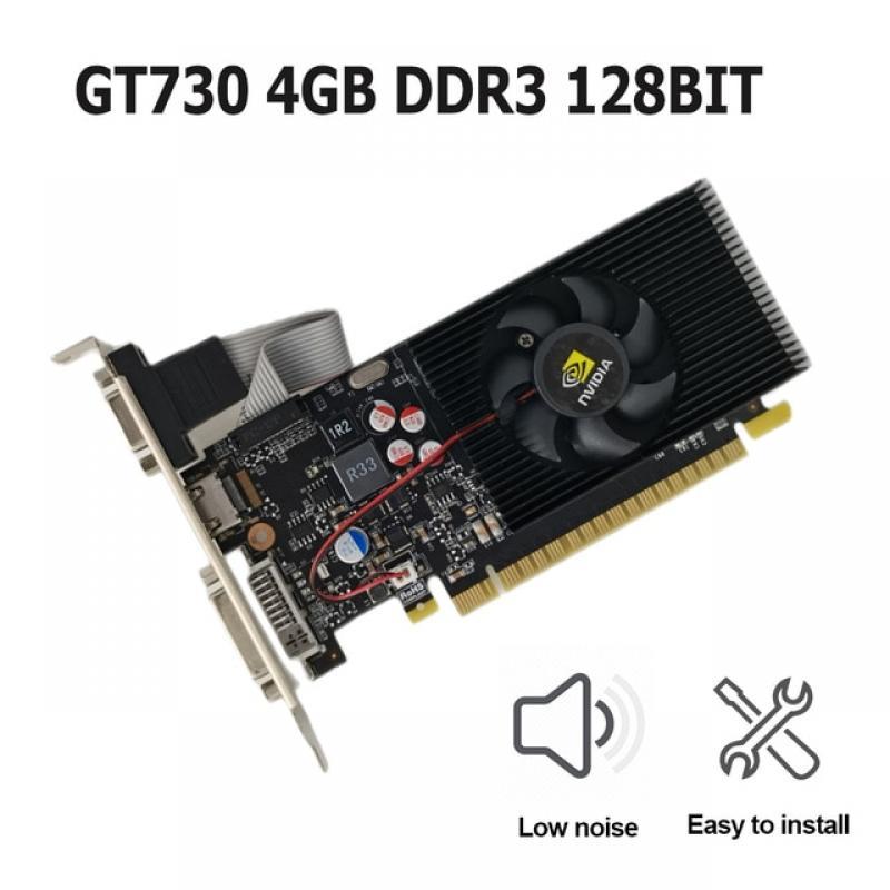 4GB DDR3 Desktop PC Graphics Cards PCI-express2.0 16X Computer Graphics Cards HD+VGA+DVI Low Noise placa de video