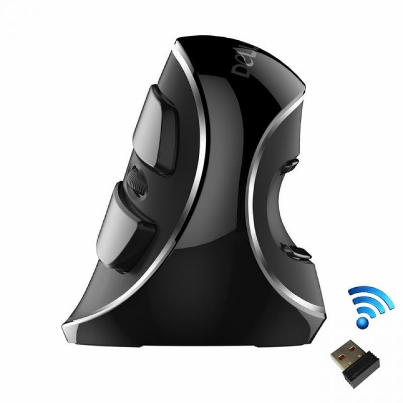12800DPI Ergonomics Vertical Gaming Programmable Macro Delux M618 PLUS Wired Mouse 6 Buttons RGB Wireless Right Hand Mice