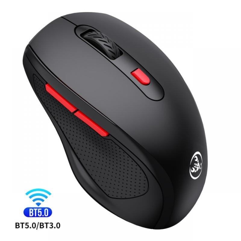 2.4G Wireless Mouse Bluetooth 3.0/5.0 6 Buttons Optical Mute Mice 3-Speeds Adjustment DPI For MAC System Desktop Computer Tablet