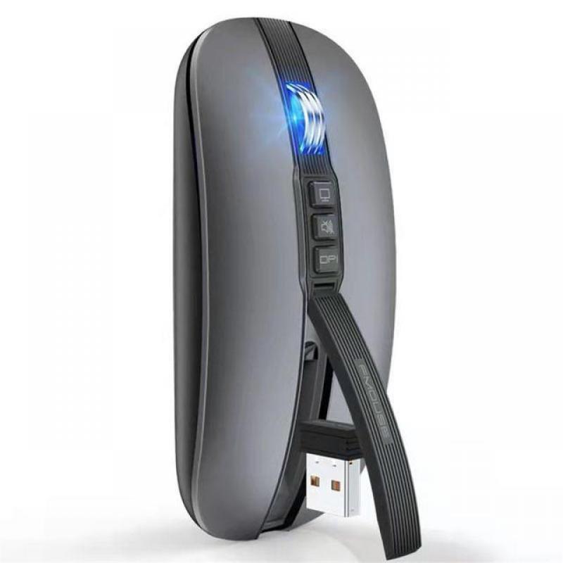 2023 M113 USB 2.4G -Compatible Dual Mode Wireless Mouse 800-2400 DPI Mouse Type-C Charging Laptop Computer Mice
