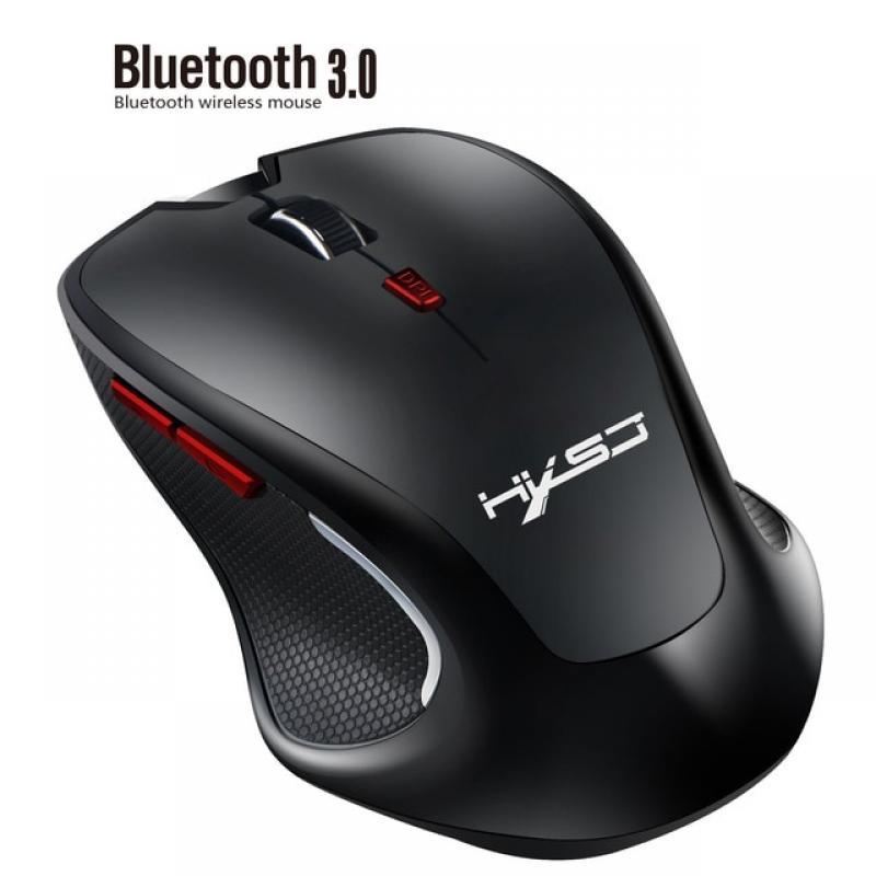 HXSJ Wireless Optical Gaming Mouse Bluetooth 3.0 Mice Ergonomic 2400 DPI 6 Mute Buttons For MacBook iPad Tablet Laptop PC Mouse