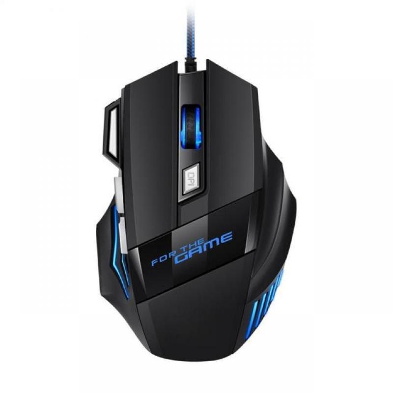 RYRA Wired E-Sports Gaming Mouse 7-key Colorful Breathing Luminous Eat Chicken Press Gun Electric Competition Mouse