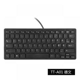 English Russian French Spanish Japanese Arabic German ​Wired Gaming Keyboard RU USB Interface PC Gamer Keyboards