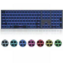 SeenDa Bluetooth Rechargeable Keyboard With 7 Colored LED Backlights Multi-Device Bluetooth Wireless Keyboard For Ipad Tablet