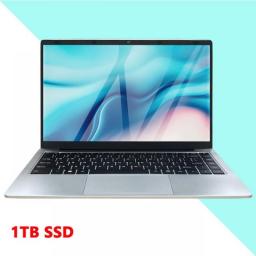 Laptop Windows 10/11 Intel J4105 6GB DDR ROM 128GB 256GB SSD Celeron Quad Core 14.1inch Display Student Laptops Computer