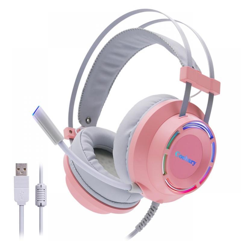 Cosbary Gaming Headset 7.1 with Deep Bass Game Headphones with Microphone for Computer PC Laptop Gamer USB Surround Sound