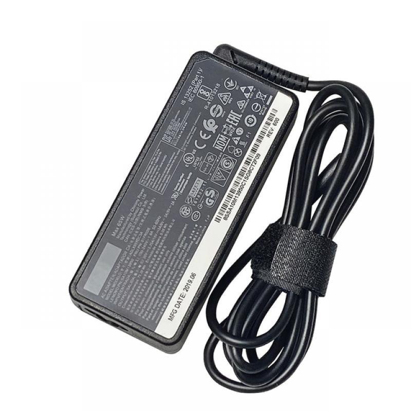 65W 20V 3.25A TypeC AC Adapter Laptop Charger for Lenovo ThinkPad X280 X380 X390 X395 L580 ADLX65YLC3A ADLX65YCC3D