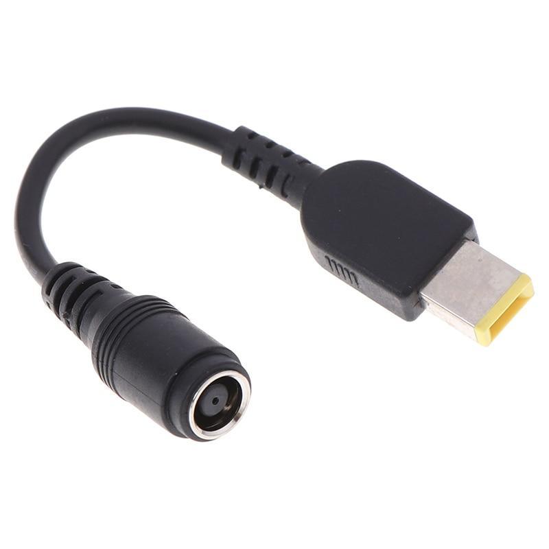 7.9*5.5mm Round Jack to Square Plug End Adapter Pigtail Charger Power Adapter Converter Cable For IBM for Lenovo Thinkpad