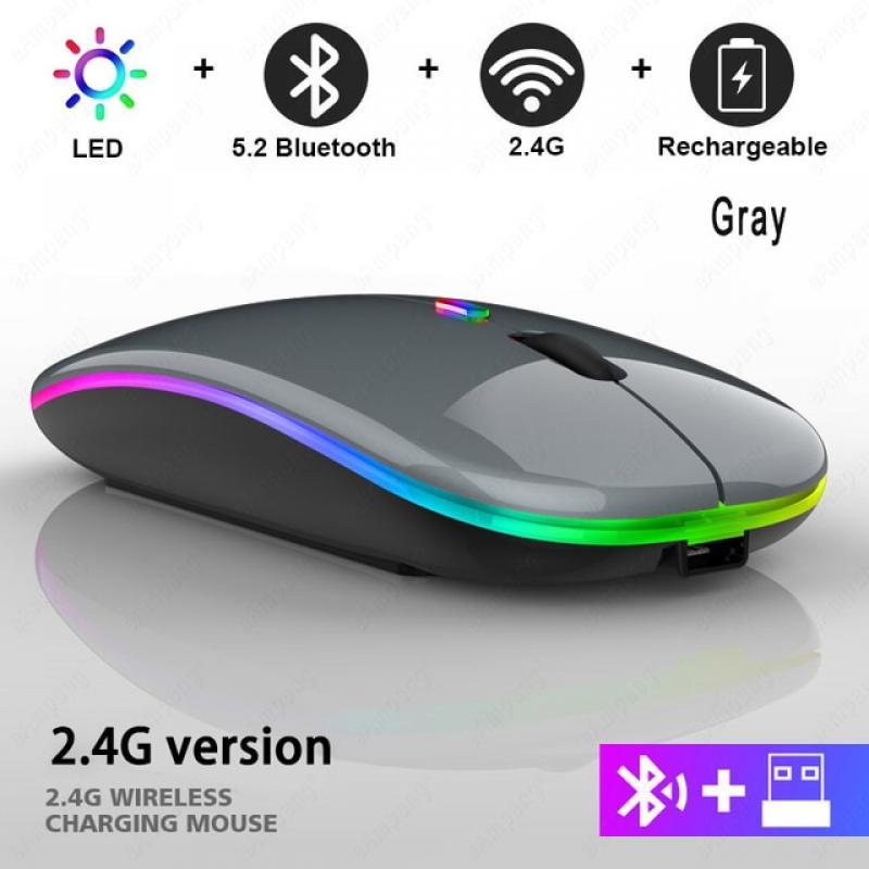 5.2 BT Wireless Mouse for Apple Macbook Air Xiaomi Pro Mouse For Huawei Matebook Laptop Notebook Computer iPad Tablet MatePad