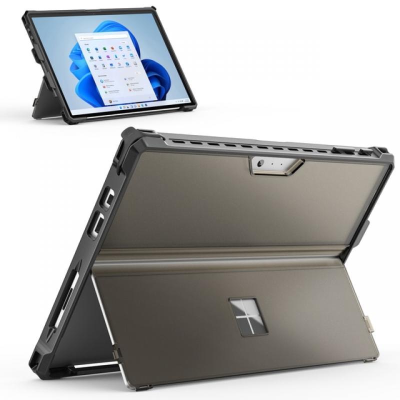 MoKo Case for Microsoft Surface Pro 9/Pro 7 Plus/Pro7/Pro 6 Pro 5/4 All-In-One Rugged Cover Case with Pen Holder,Kickstand Case