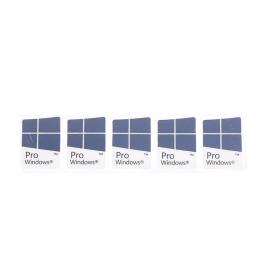 5pcs Blue Notebook Desktop Computer Windows10 Sticker WIN10 PRO Label