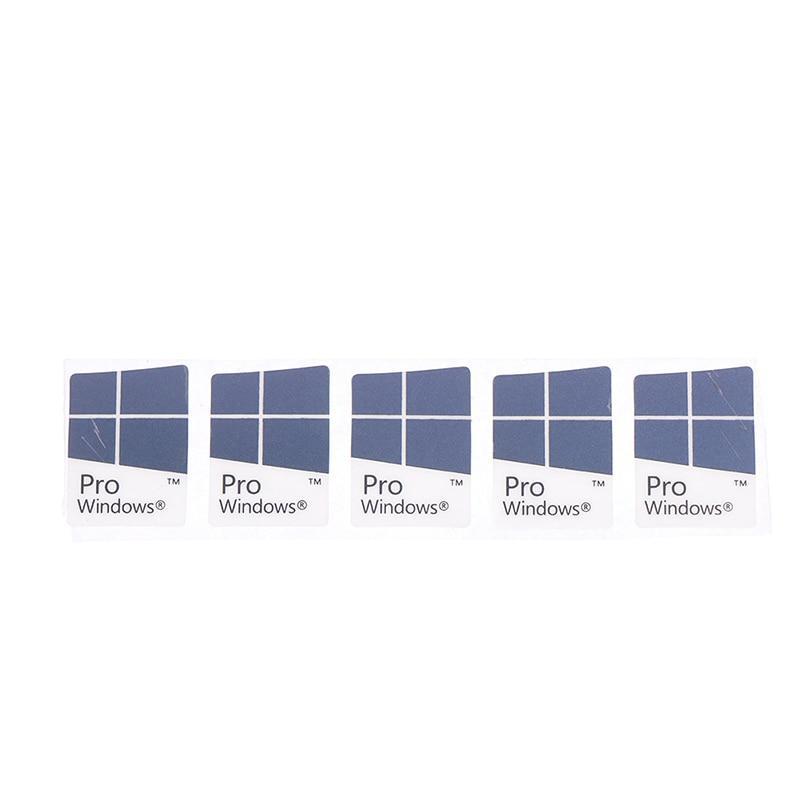 5pcs Blue Notebook Desktop Computer Windows10 Sticker WIN10 PRO Label