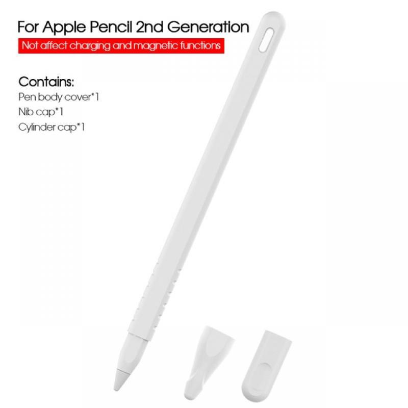 Case For Apple Pencil 2nd Generation For Apple Pencil 2 Holder Premium Silicone Cover Sleeve For iPad 2018 Pro 12.9 11 inch Pen