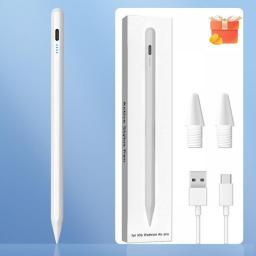 For IPad Pencil 1 2 Gen Palm Rejection Apple Pencil Stylus Pen 2018-2023 Pro Air Mini IPad Accessories Includes Nib And Case