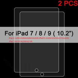 2PCS Tempered Glass Screen Protector For IPad 9 8 7 6 10 Air 5 4 3 2 Mini IPad 10.2 9.7 10. 5 10.9 11 New IPad Pro 2022 2021 20