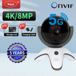 5G WiFi Camera 8MP 4K Wireless Home Security Camera For Baby Elder Pet Camera Monitor Motion Detection 2-Way Audio Night Vision